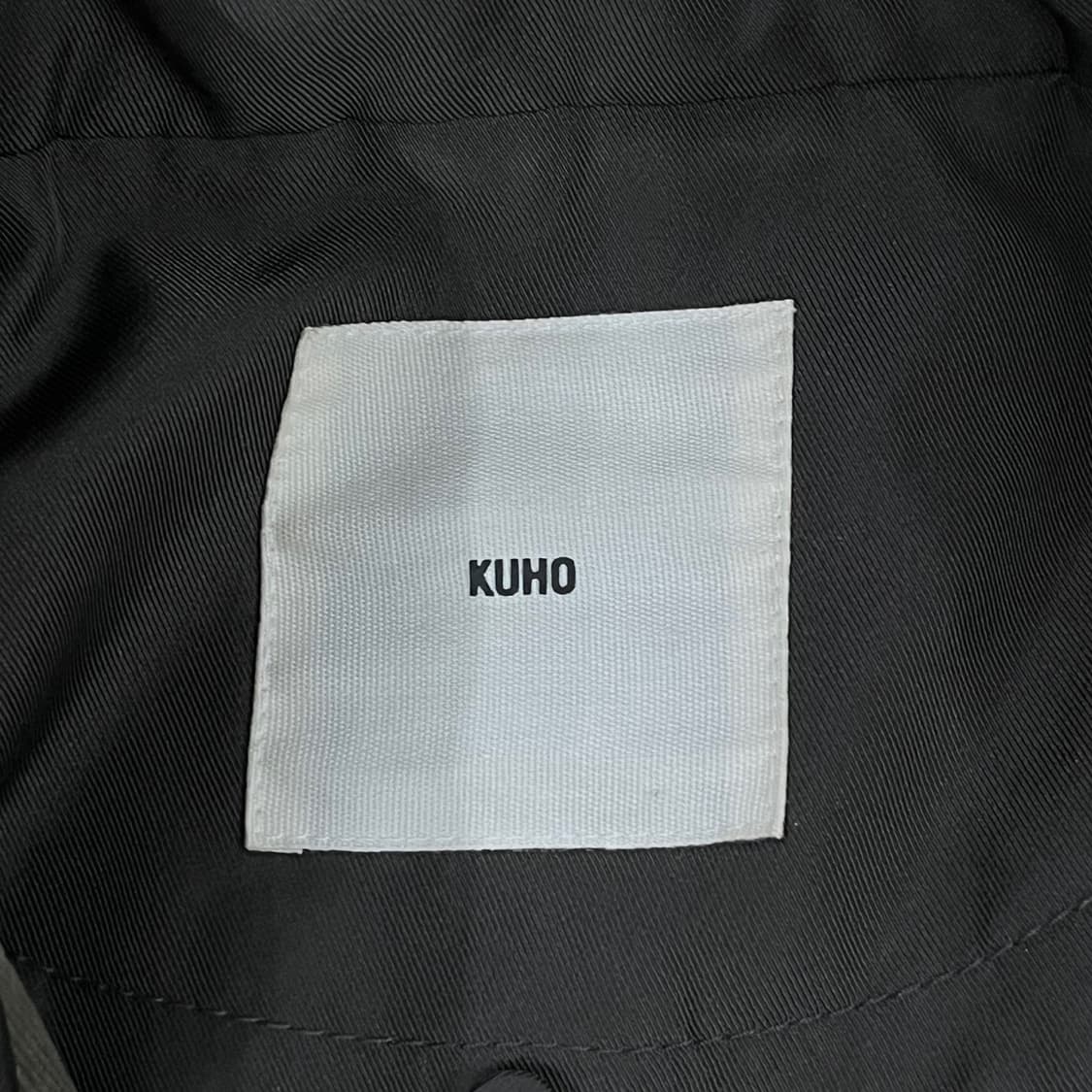 [정품] 구호 카키색 야상 스타일 코트 b16 상품이미지5