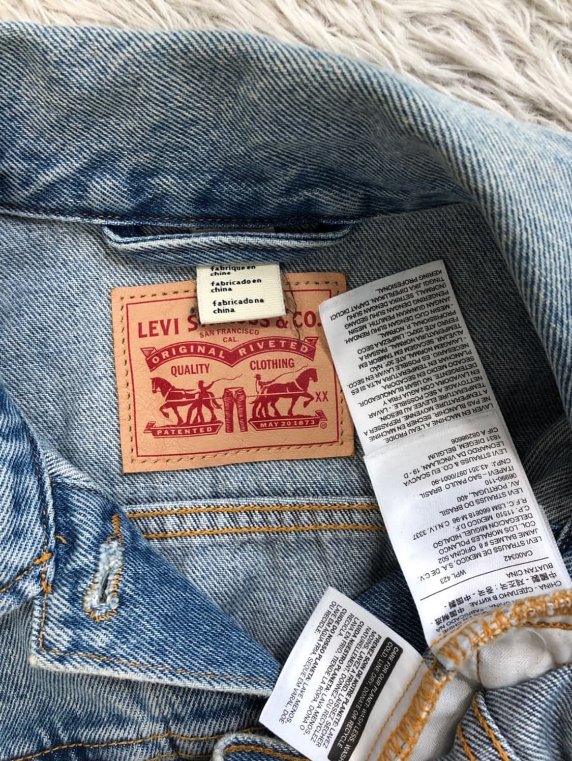 리바이스 청자켓 xs 상품이미지3