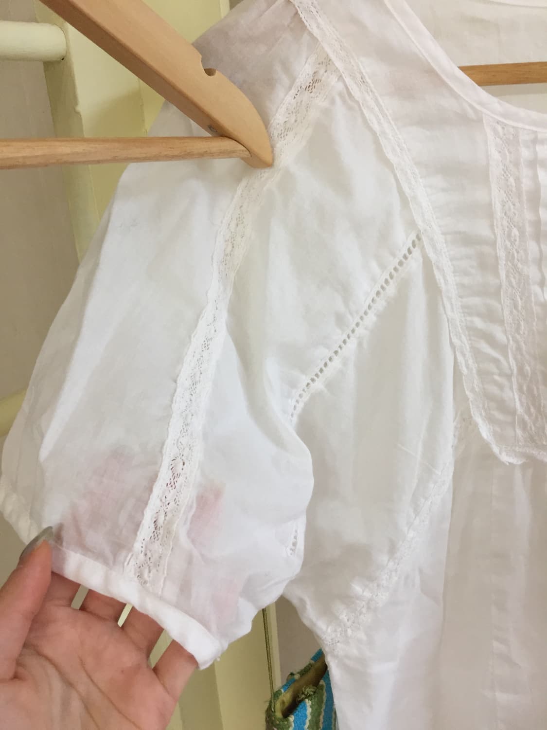 레이스 디테일 블라우스 상품이미지3