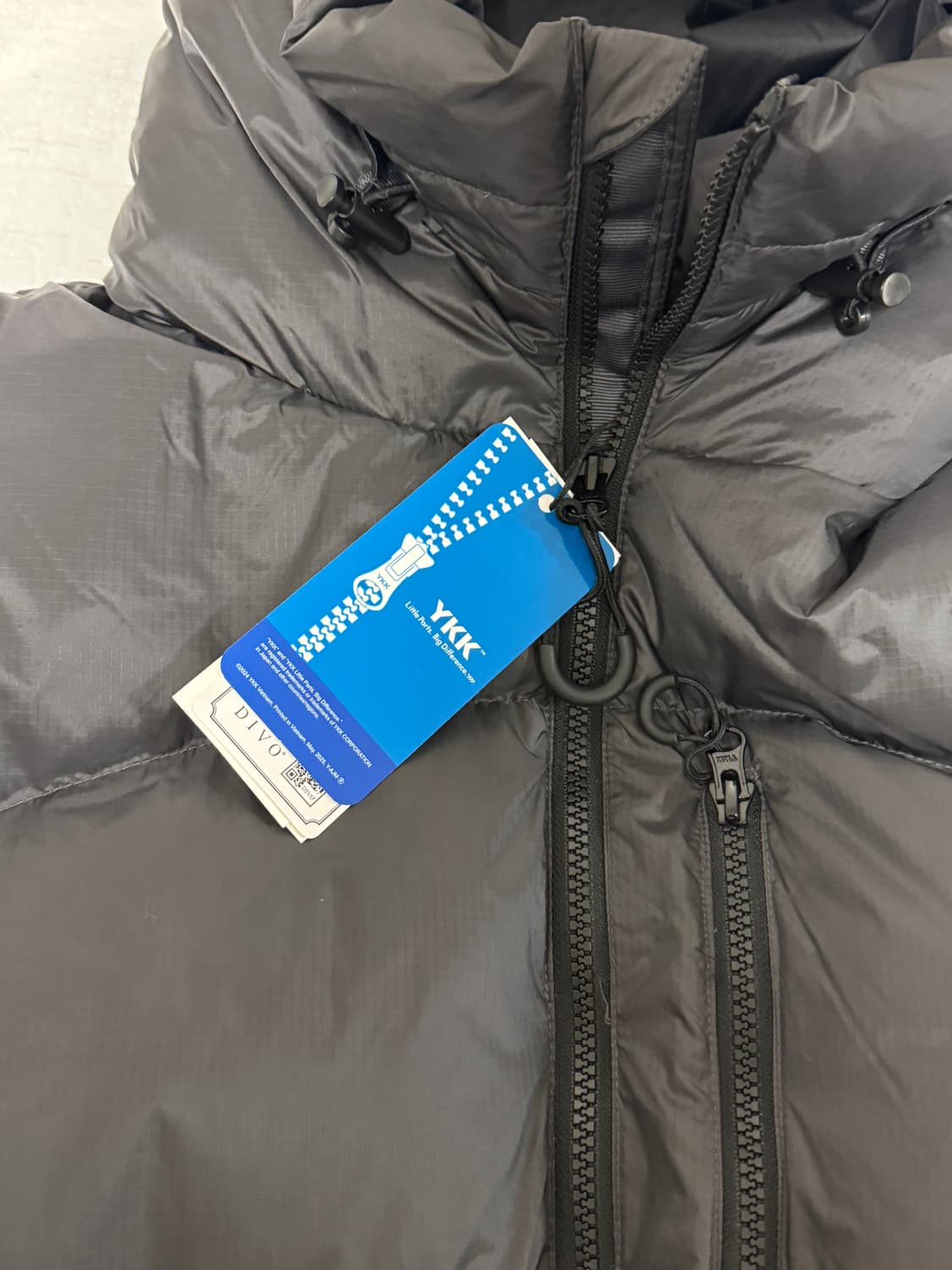 아웃스탠딩 폴라 구스다운 파카 패딩 - 챠콜 L사이즈 상품이미지3