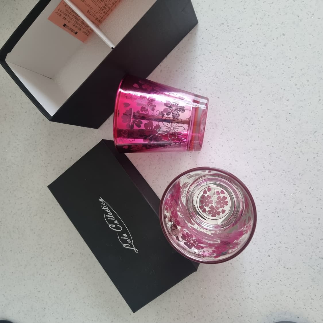 일본 루루아일랜드 사쿠라 컵 세트 새상품 상품이미지5