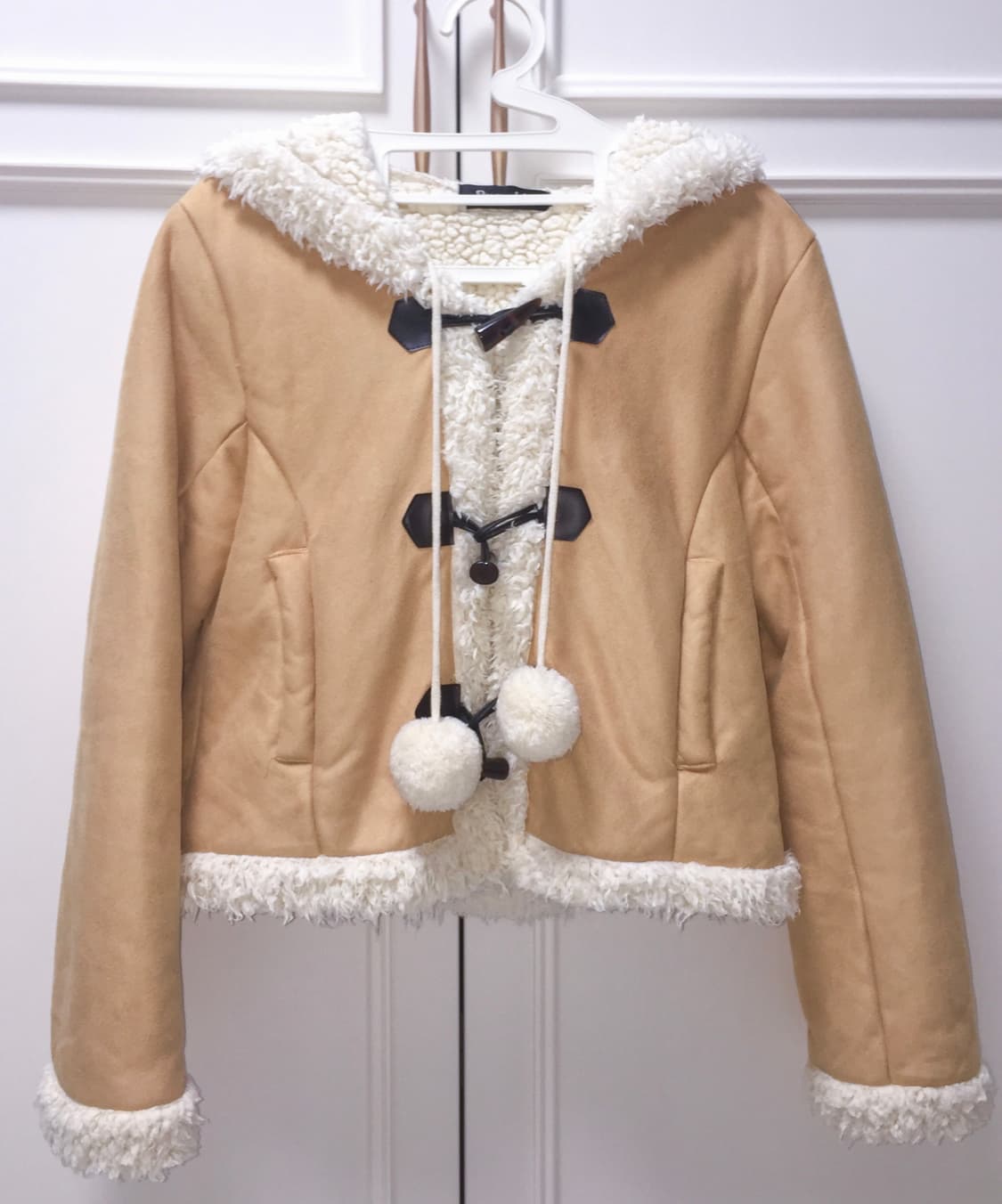 일본 빈티지 Pumpkin 라떼갸루 더플 코트 무스탕 리즈리사트랄라라 상품이미지2