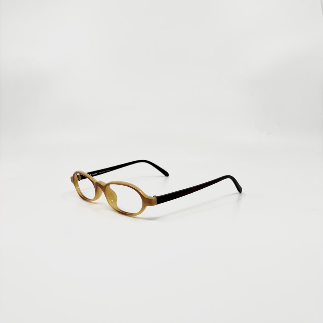 Cantabile 빈티지 브라운 프레임 뿔테 안경 상품이미지2