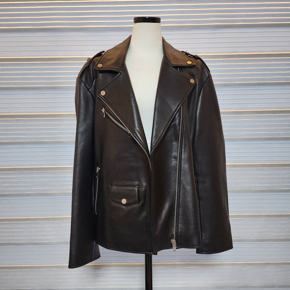 《새상품》STUDIO LAP 양가죽 라이더 자켓 상품이미지2