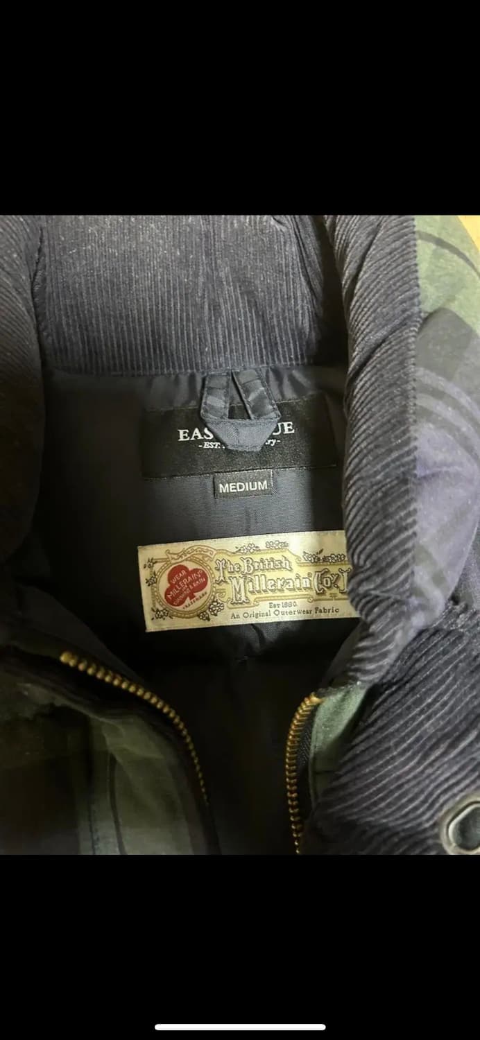 이스트로그/타탄조끼패딩/m 상품이미지2