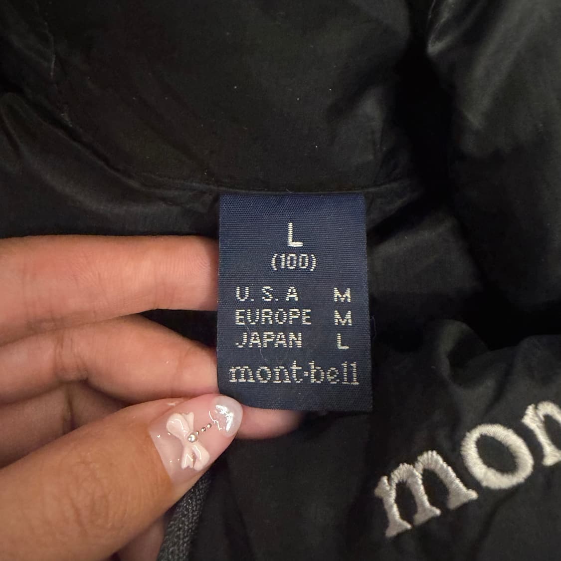 [ 정품/L ] 몽벨 고프고어 구스다운 경량 패딩 상품이미지5