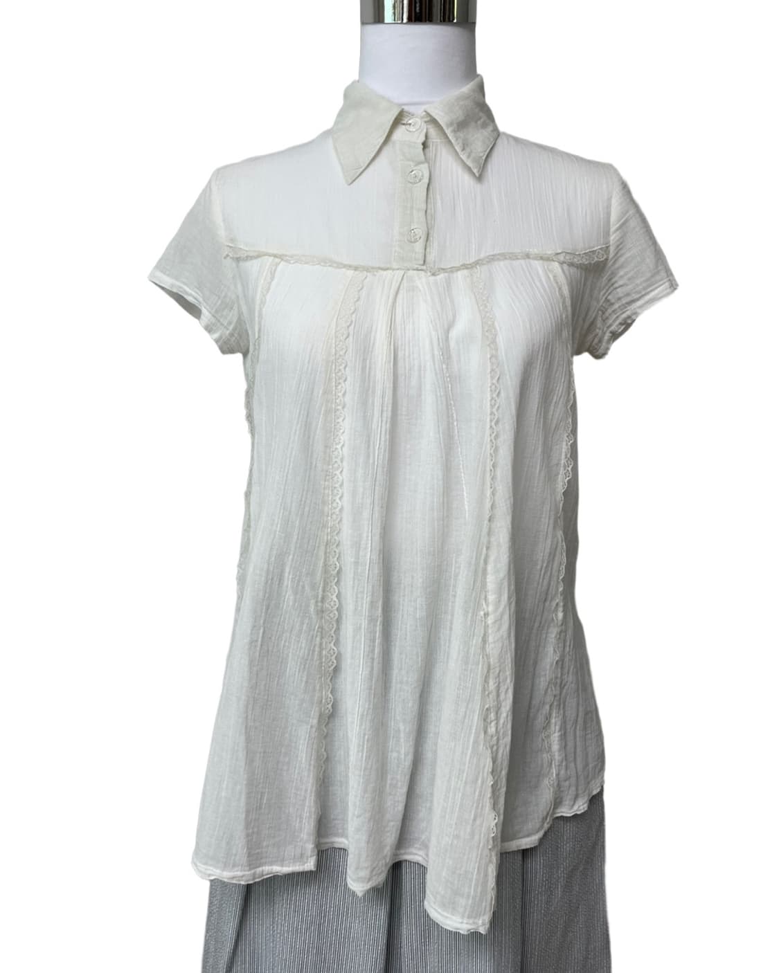 White lace blouse 상품이미지5