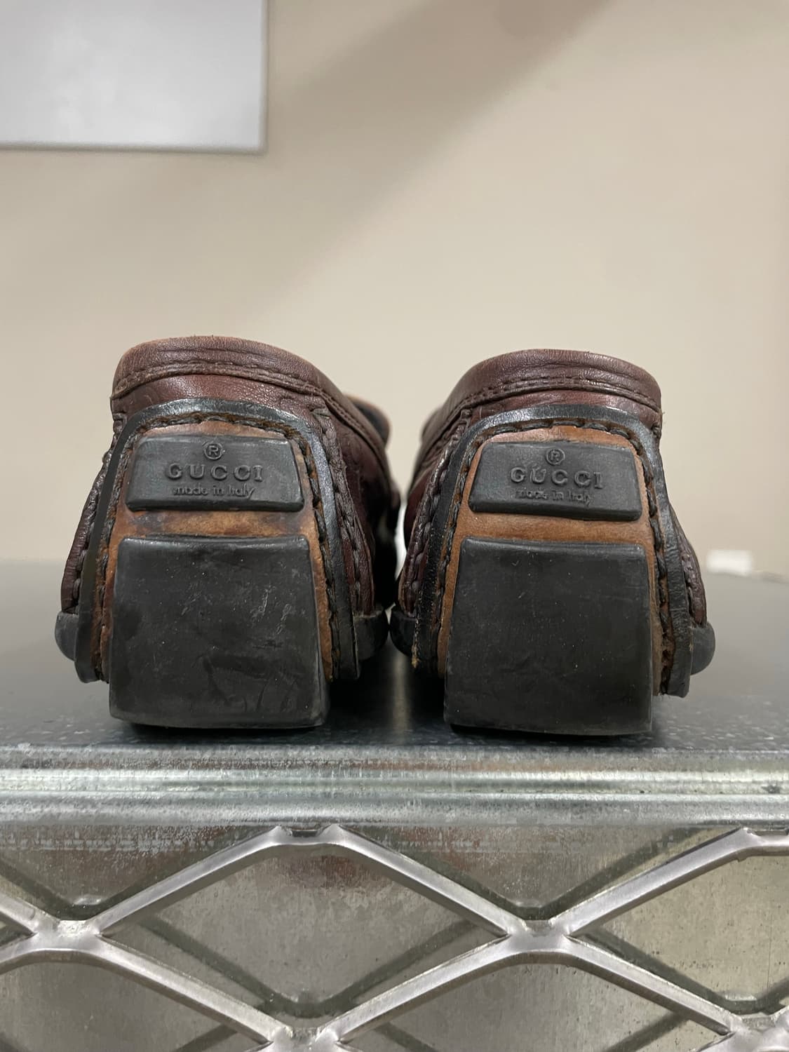 구찌 레더 홀스빗 모카신 37 상품이미지3