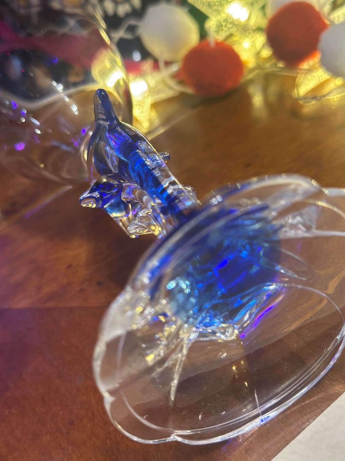 프랑스 빈티지 돌고래 크리스탈 와인잔 아르크 다르크 상품이미지5