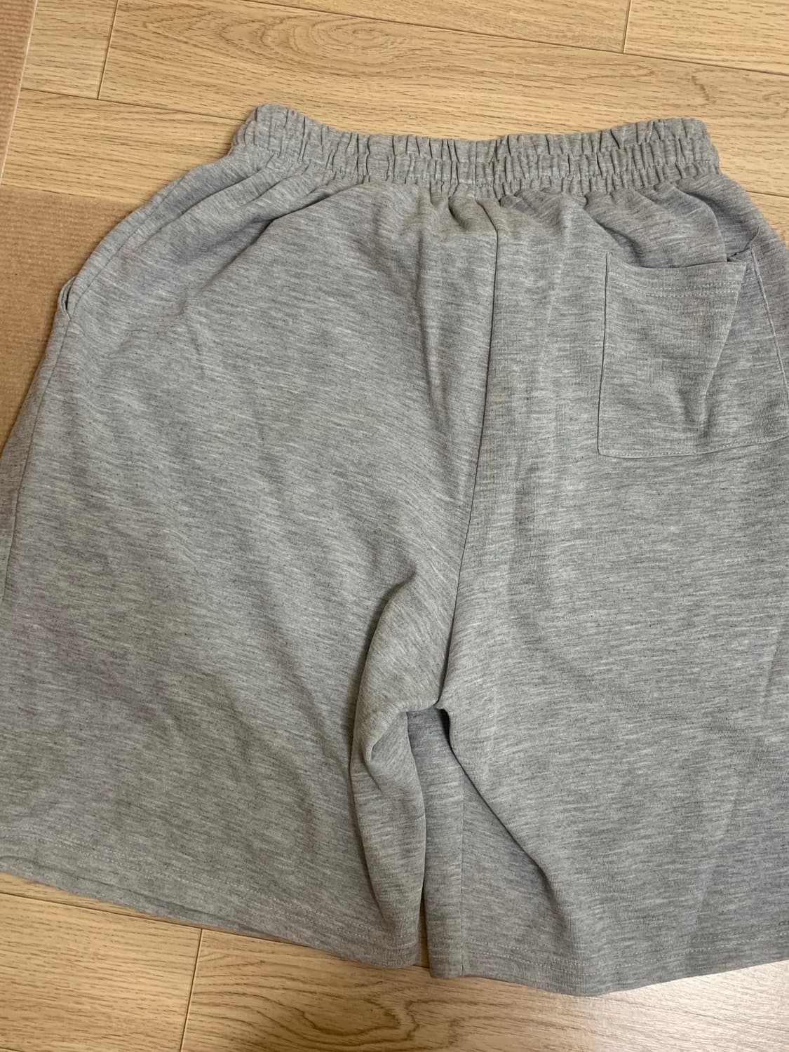 에이지오디 와이드 버뮤다 원턱 스웨트 팬츠 L 상품이미지3