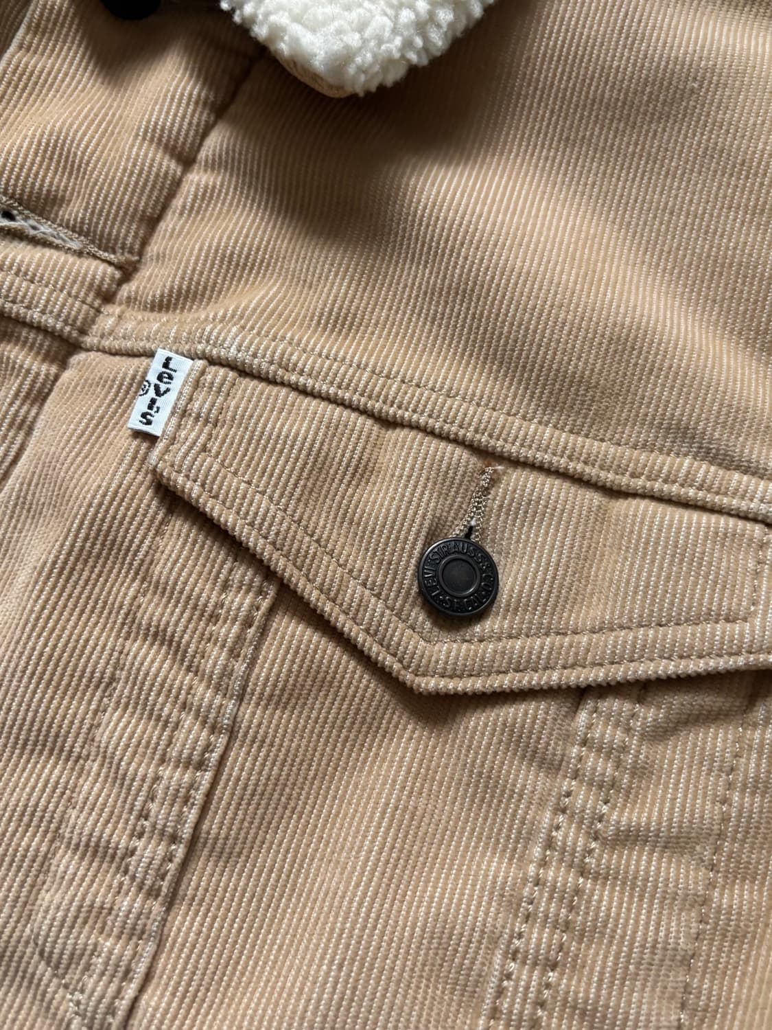 Levis 리바이스 쉐르파 코듀로이 트러커 자켓  상품이미지5