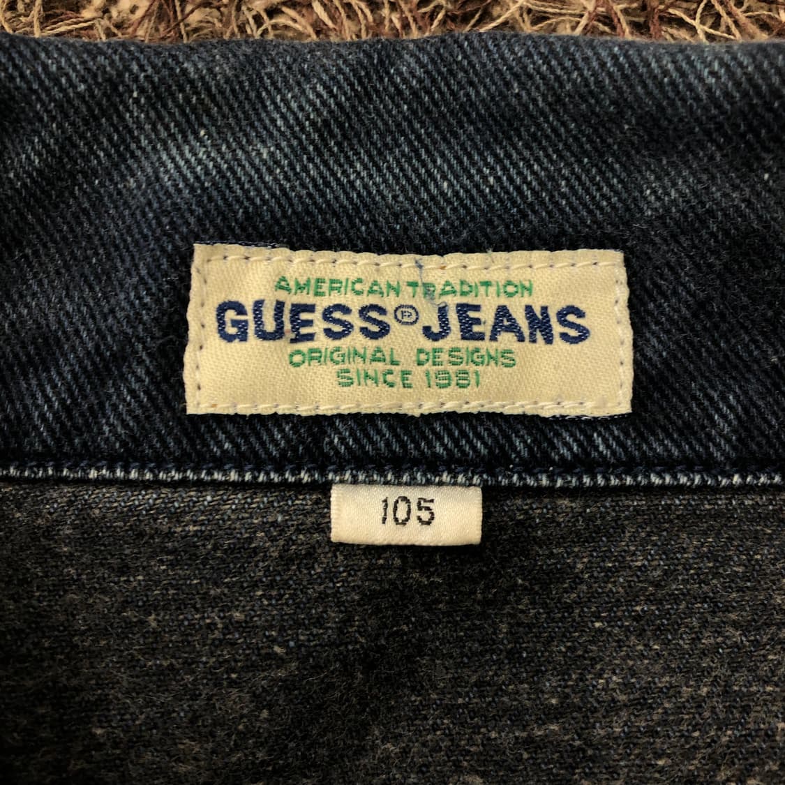 게스 90s 블랭킷 데님 트러커 자켓 상품이미지7