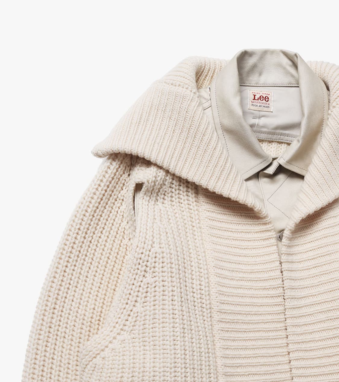 TOGA PULLA X LEE - LAYERED KNIT JACKET 상품이미지4