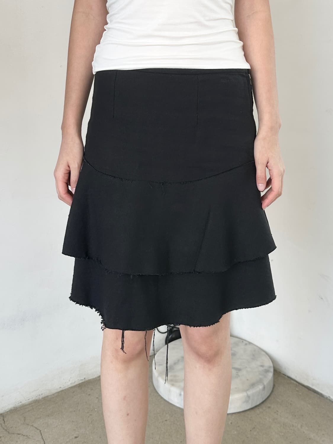 이자벨 마랑 레이어드 로우컷 스커트 상품이미지2