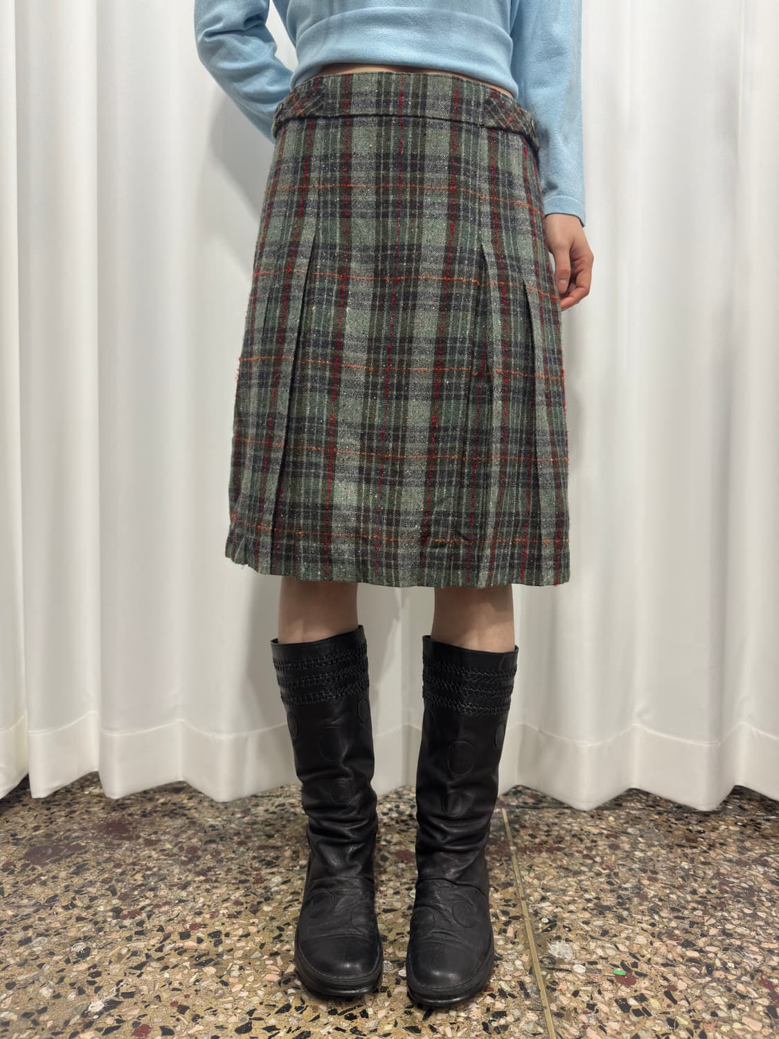 eastboy pleats midi skirt 상품이미지3