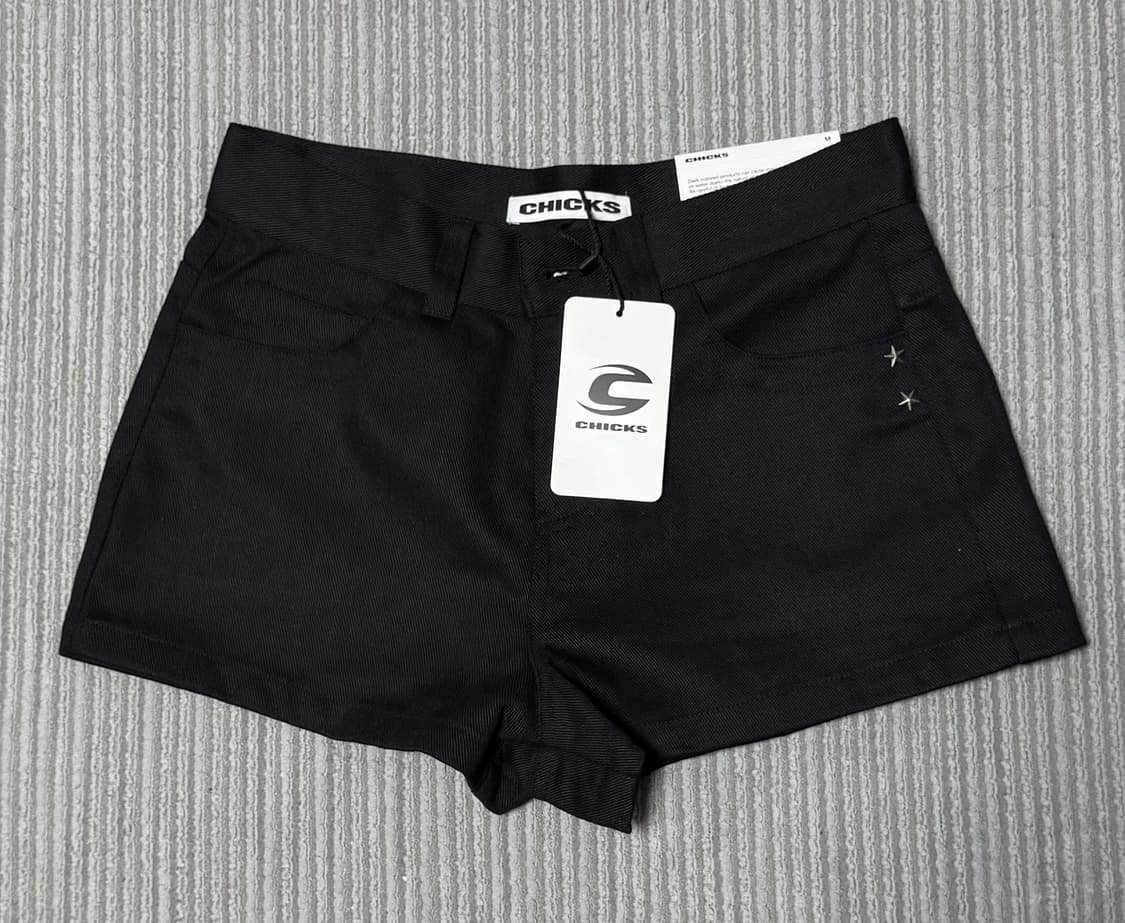 칙스 멀티스터드 숏팬츠 블랙 M 상품이미지1