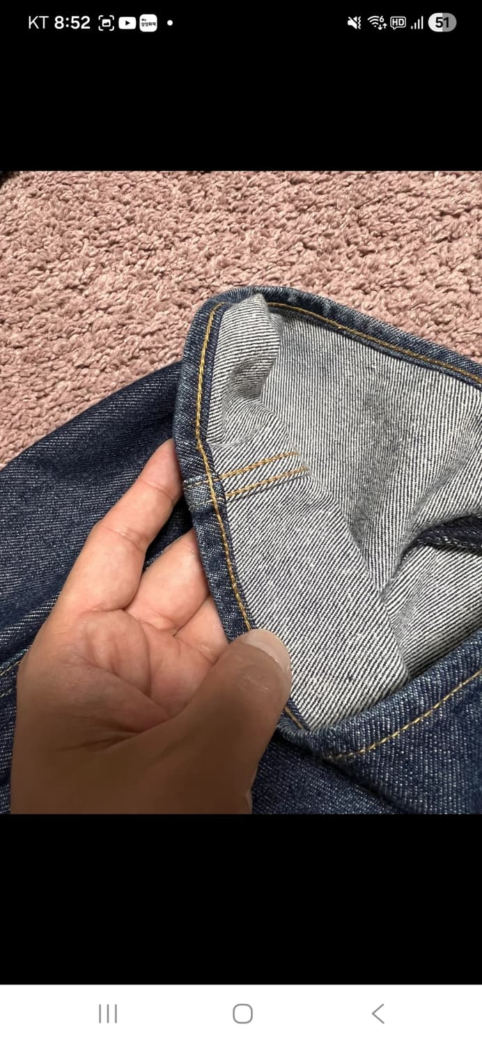 (34) 오라리 하드트위스트 5P 인디고 데님 상품이미지7