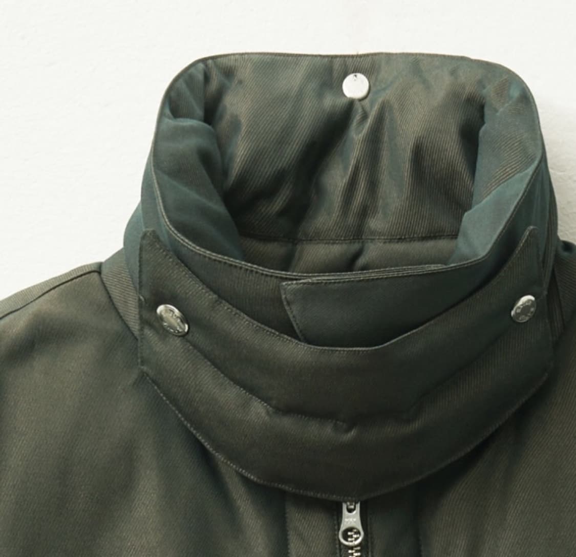 (새제품) SATUR 세터 레체 투톤 덕다운 패딩 그린브라운 / L 상품이미지4