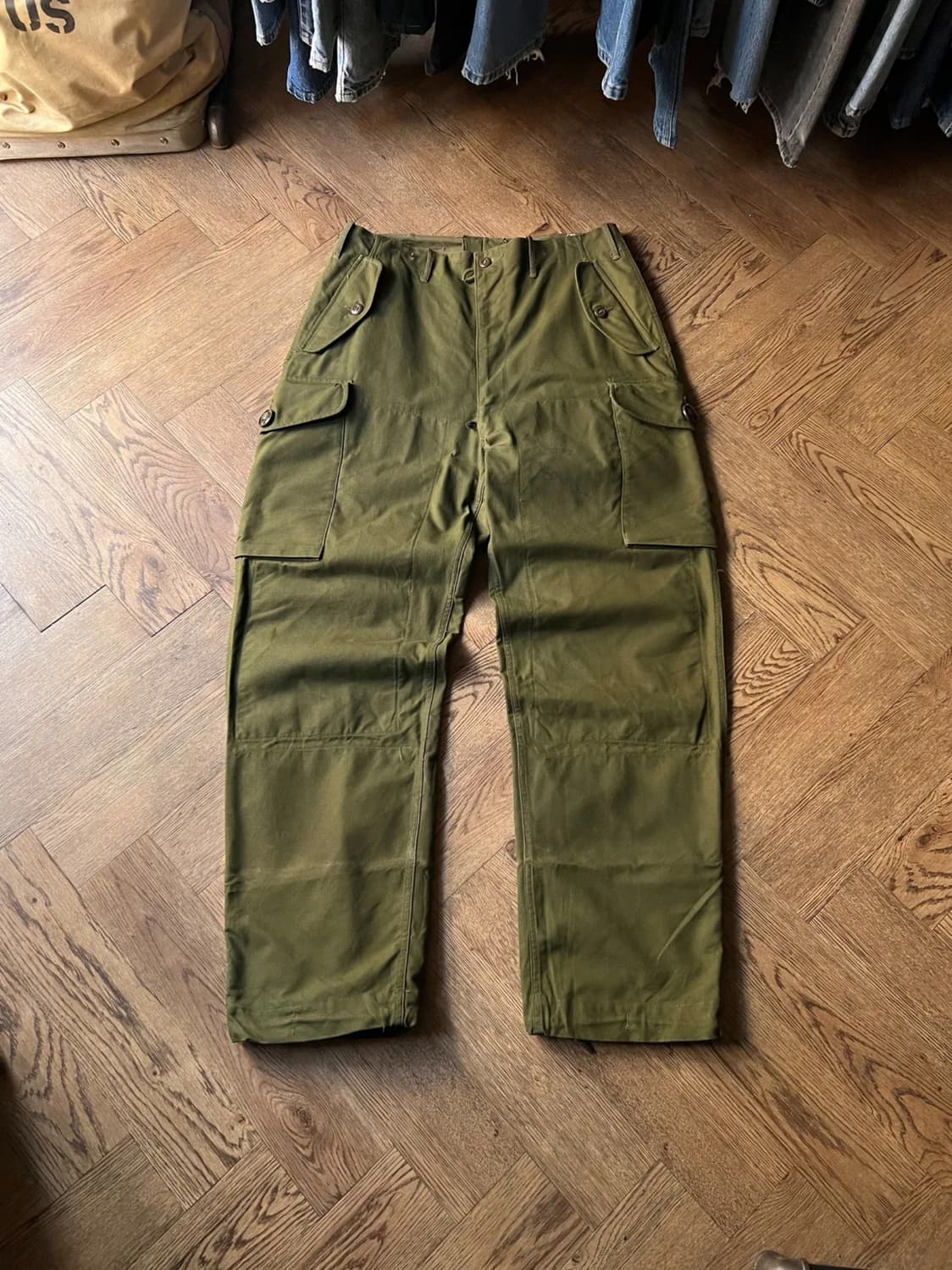 [34]60's 오리지널 캐나다군 필드 카고 팬츠 상품이미지1