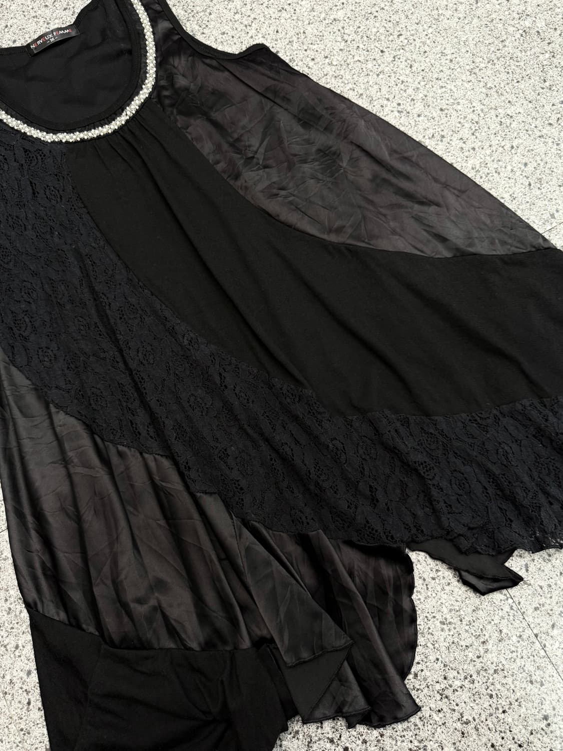 vintage asymmetrical panel dress 상품이미지4