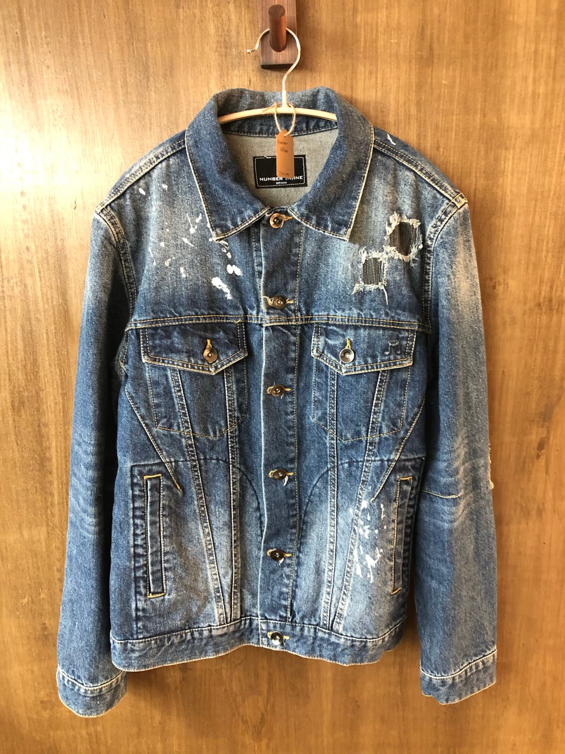 Number nine 페인티드 데님 자켓 s 상품이미지1