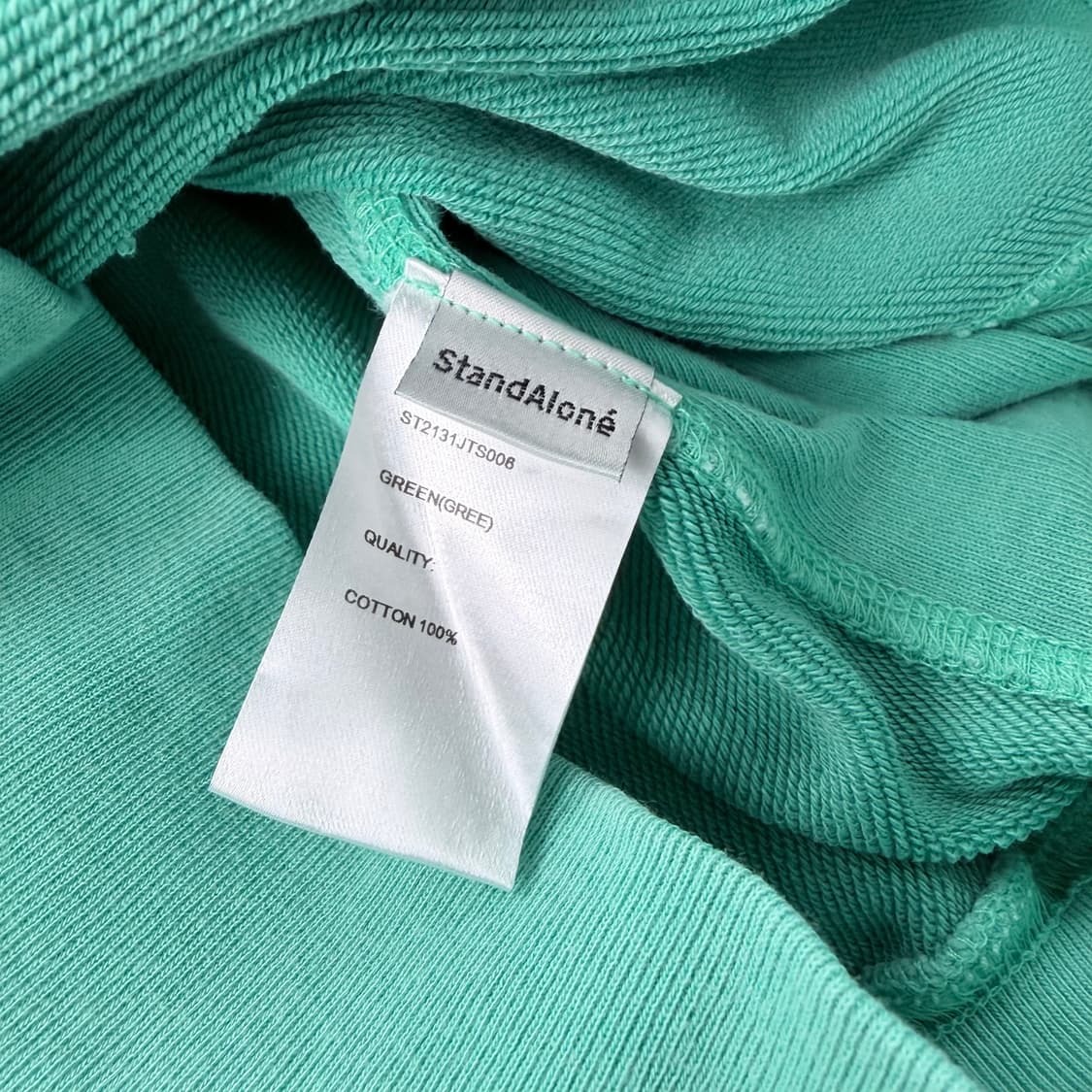 스탠드얼론 가먼트다잉 스웻 1사이즈 상품이미지6