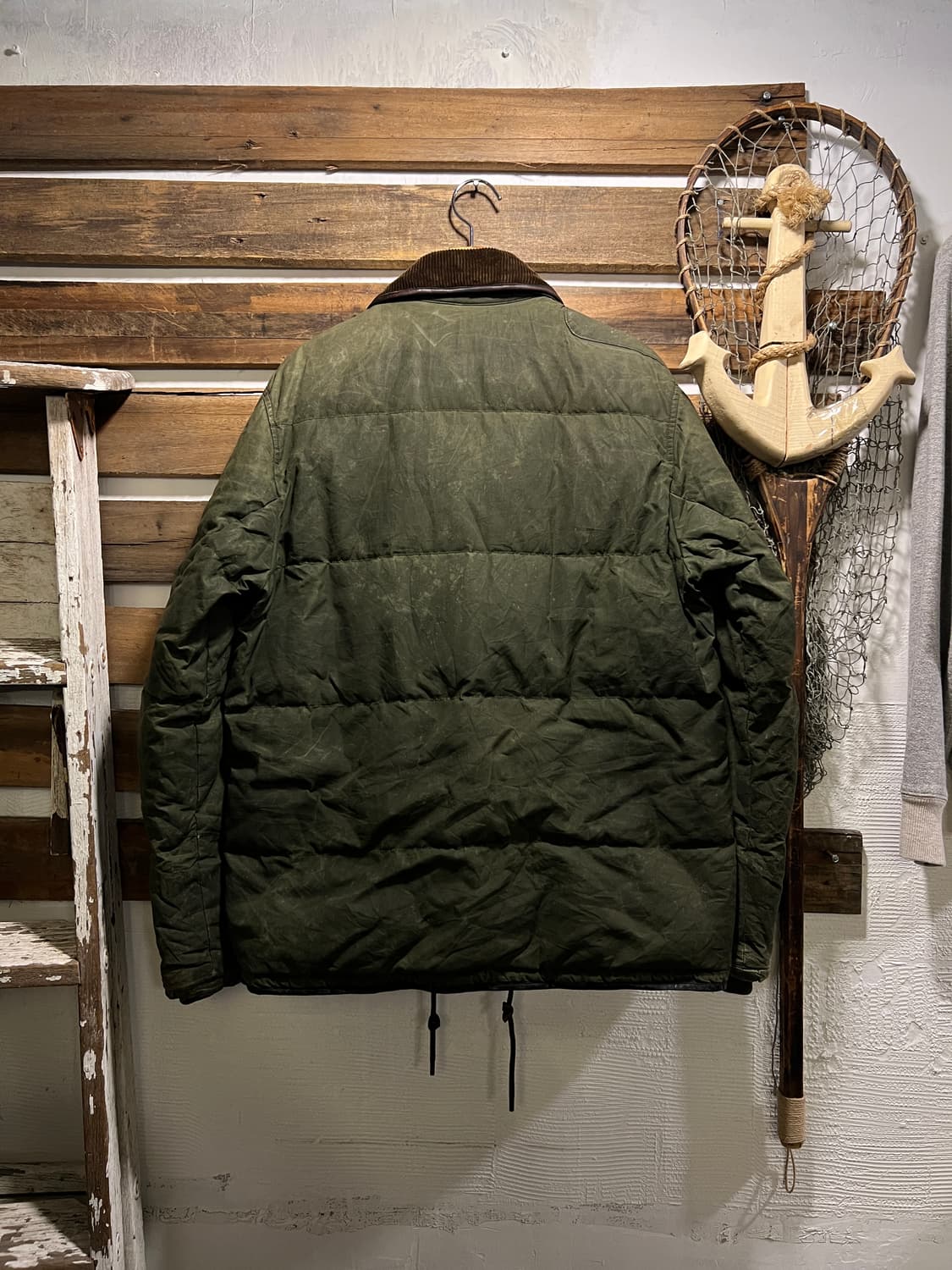 [S]폴로 랄프로렌 빈티지 왁스 페이딩 다운 자켓 상품이미지8