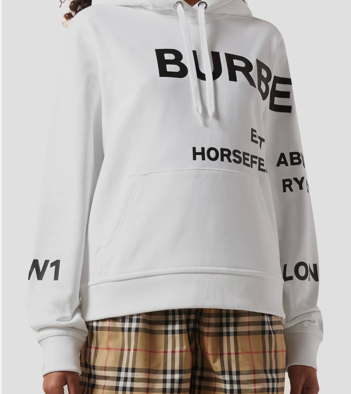 버버리 호스페리 프린트 코튼 오버사이즈 후드 상품이미지2