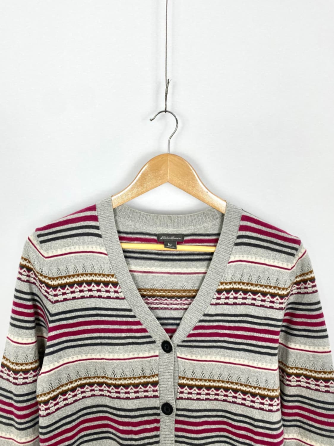 EDDIE BAUER fair isle knit cardigan 상품이미지6