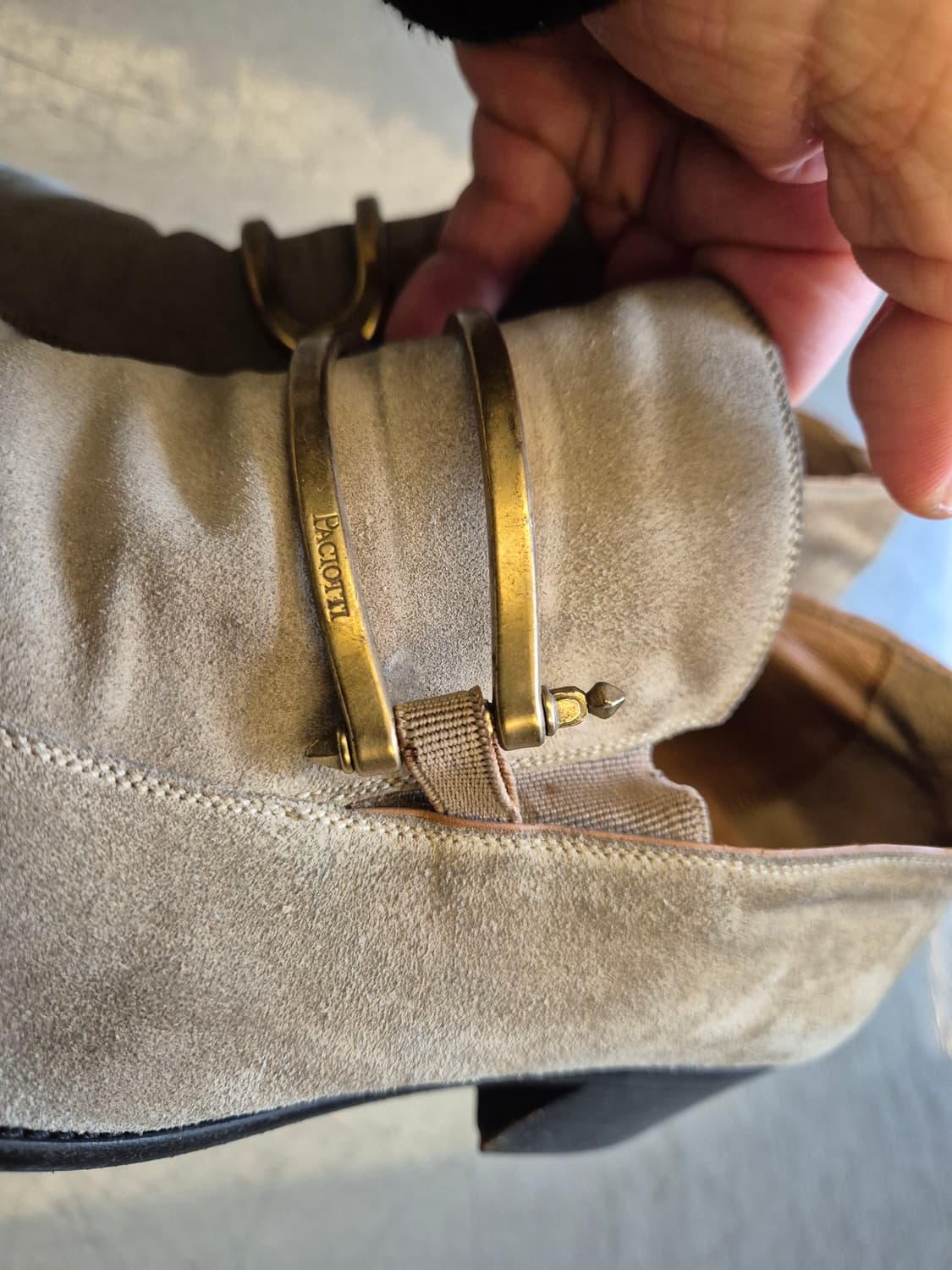 체사레 파지오티 스퀘어토 스웨이드 슈즈 상품이미지6