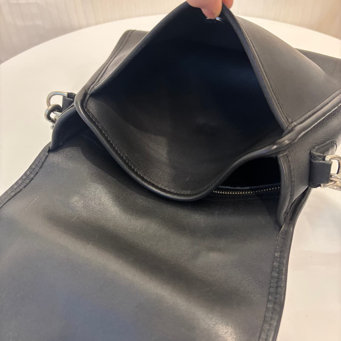 정품 코치 가죽 사첼 크로스백     상품이미지10