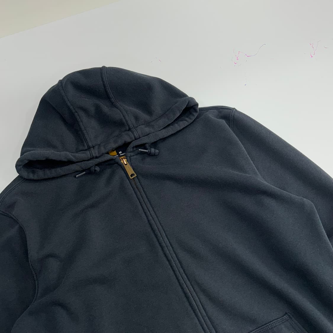 Carhartt 칼하트 오리지널핏 네이비 후드집업  상품이미지4