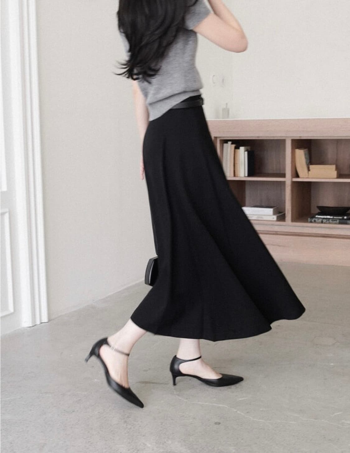 Uur 스틸레토 앵킁 스트랩 슈즈  상품이미지2