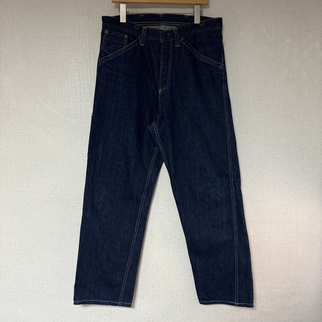 [32]프리휠러스 "BAKE HEAD" 14oz 인디고 데님 팬츠 상품이미지6