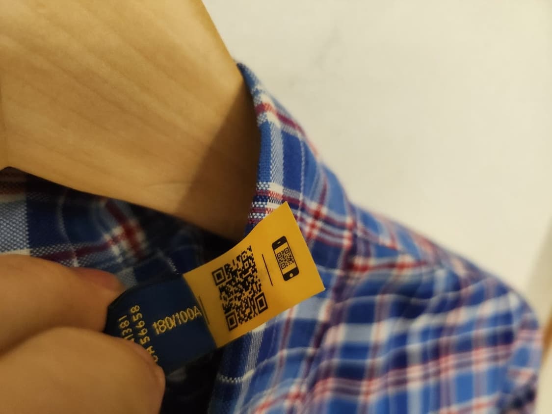 QR랄프로렌 클래식핏 체크 셔츠 L 상품이미지6