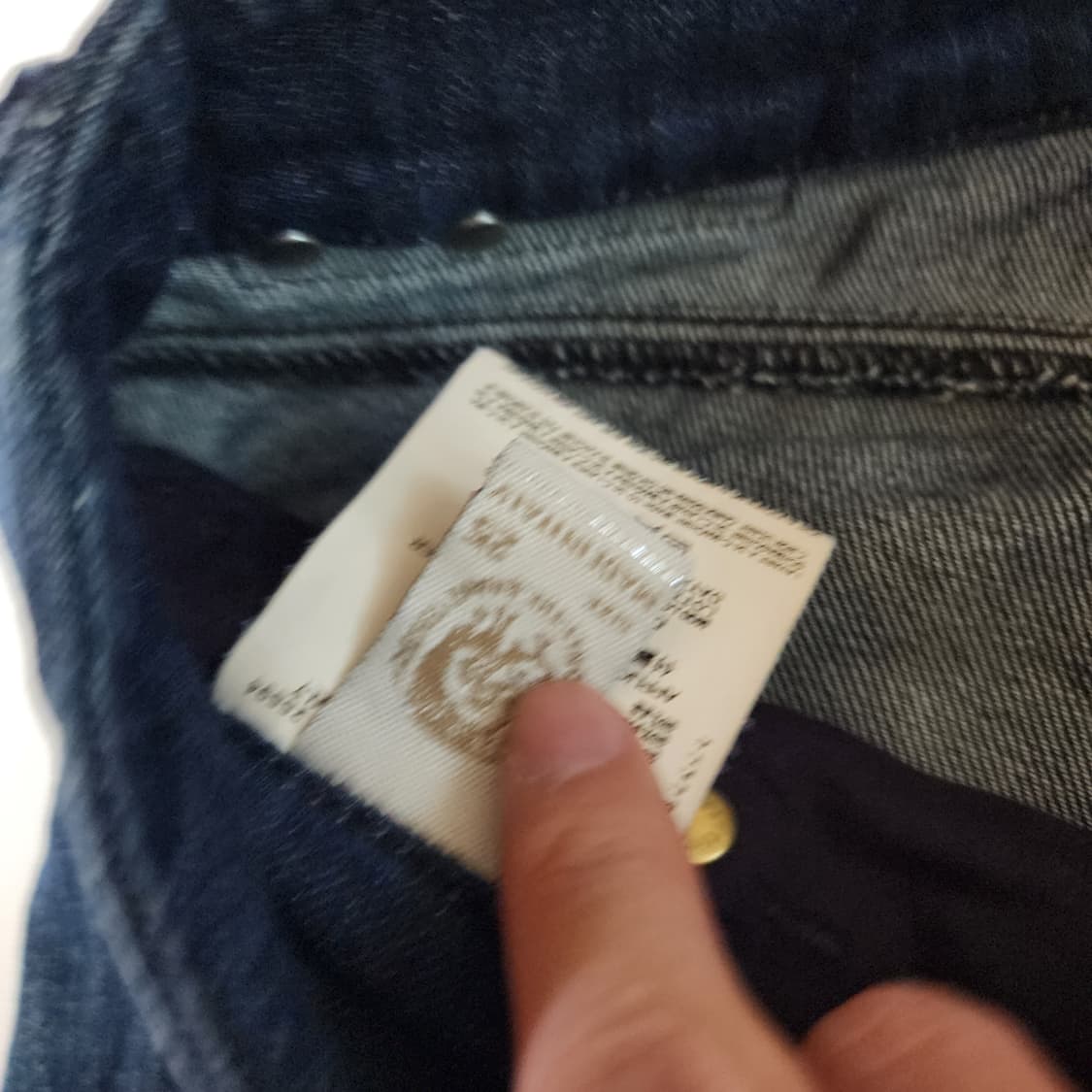 디젤 빈티지 Louvely 워시드 세미 부츠컷 와이드 팬츠 상품이미지9