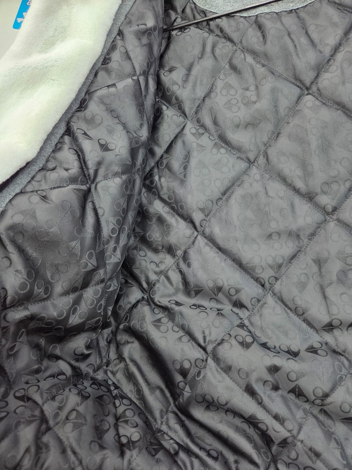 L 무스너클 버니 후드집업 그레이 퍼 안감 상품이미지6