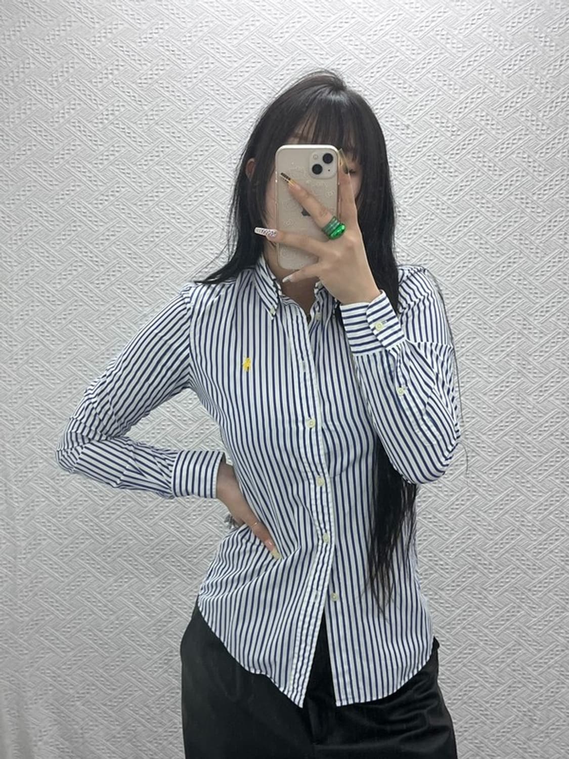 폴로 랄프로렌 캐주얼 빈티지 스트라이프 슬림핏 셔츠 90 C08025 상품이미지2