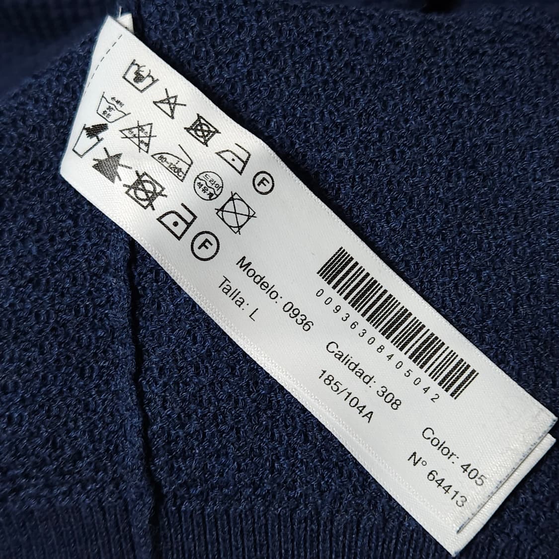 L ) 마시모뚜띠 남성 니트 네이비 상품이미지4