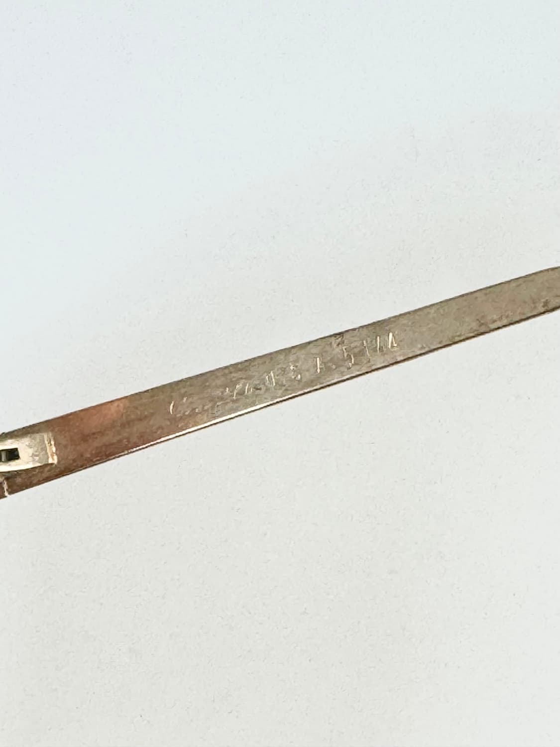 90s USA Allan Josie Gold Trim 옥타곤 안경테 상품이미지5