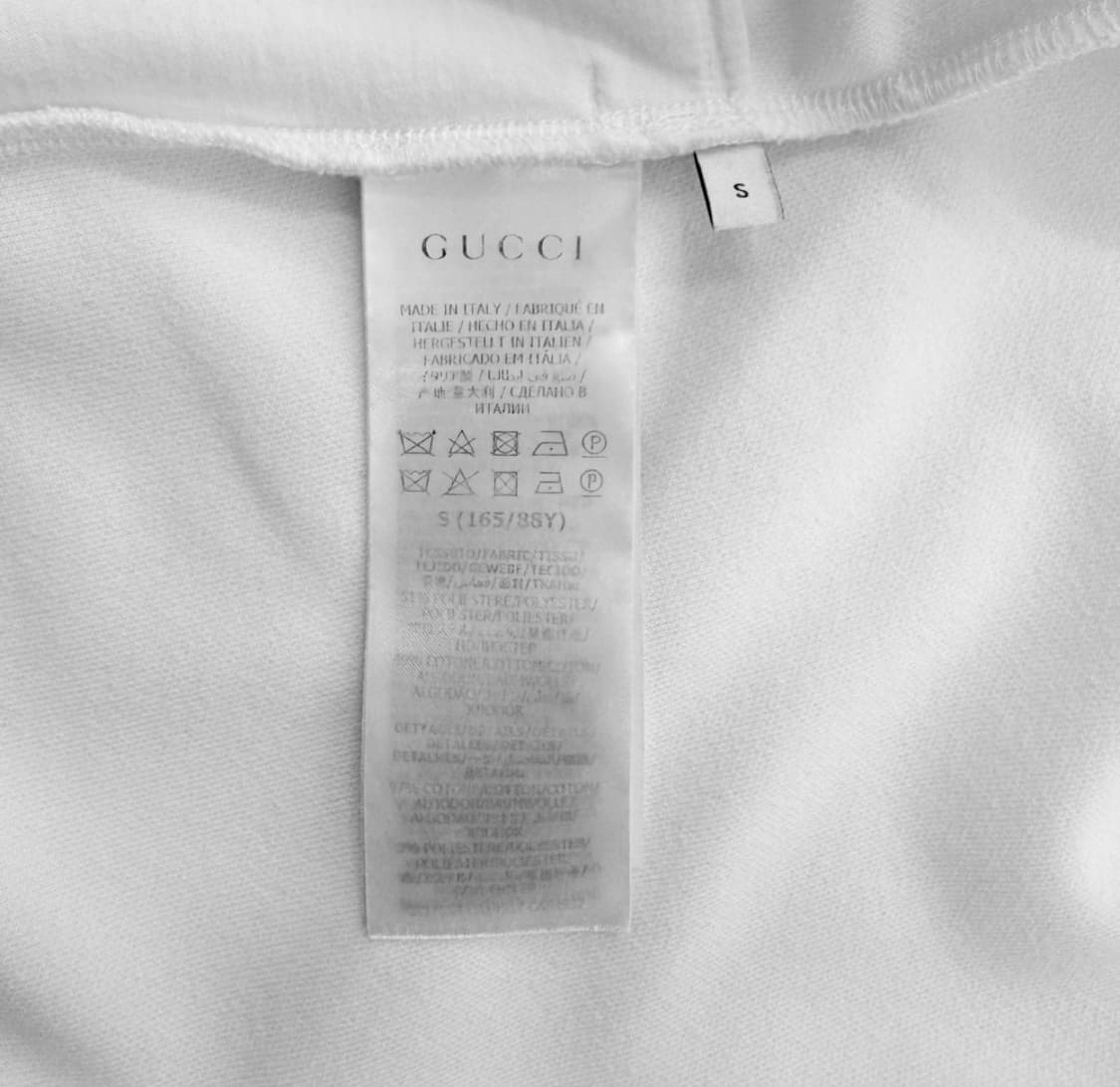 [S] 구찌 여성 체리 자수 테크니컬 집업 트랙 저지 자켓 화이트 상품이미지9