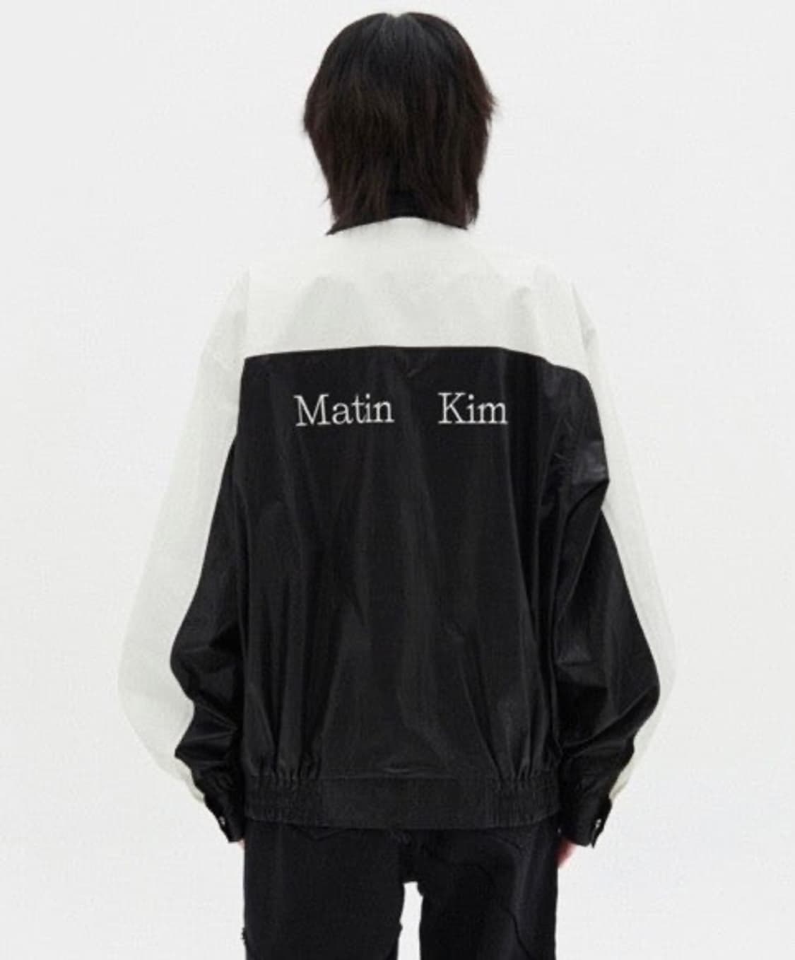 마땡킴 포인트 컬러 코팅점퍼 바람막이 상품이미지1