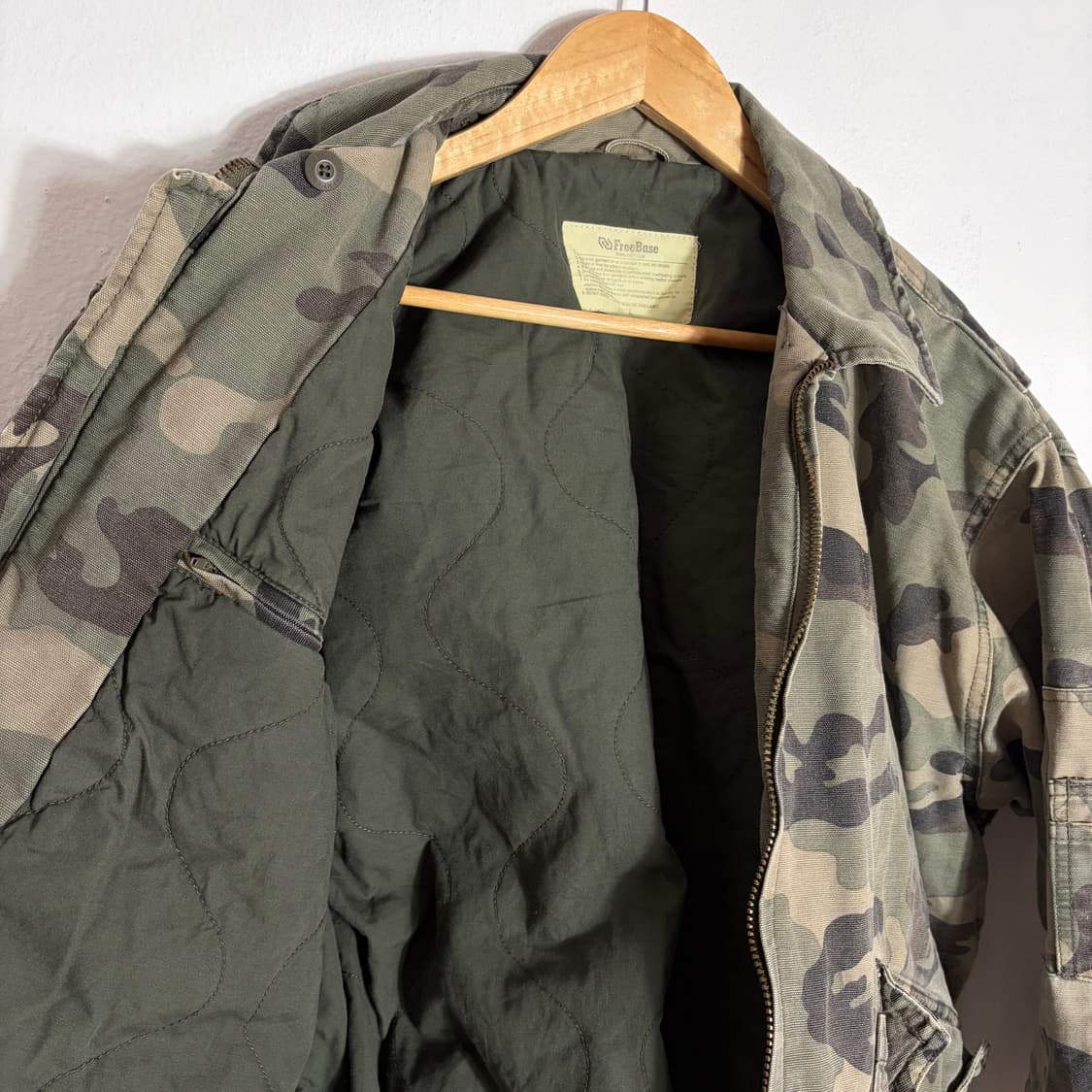 FreeBase 카모플라쥬 밀리터리 자켓(L) 상품이미지4