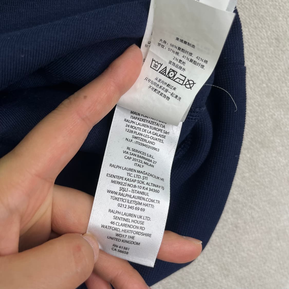 100 폴로 랄프로렌 신형라벨 빅로고 맨투맨 상품이미지7