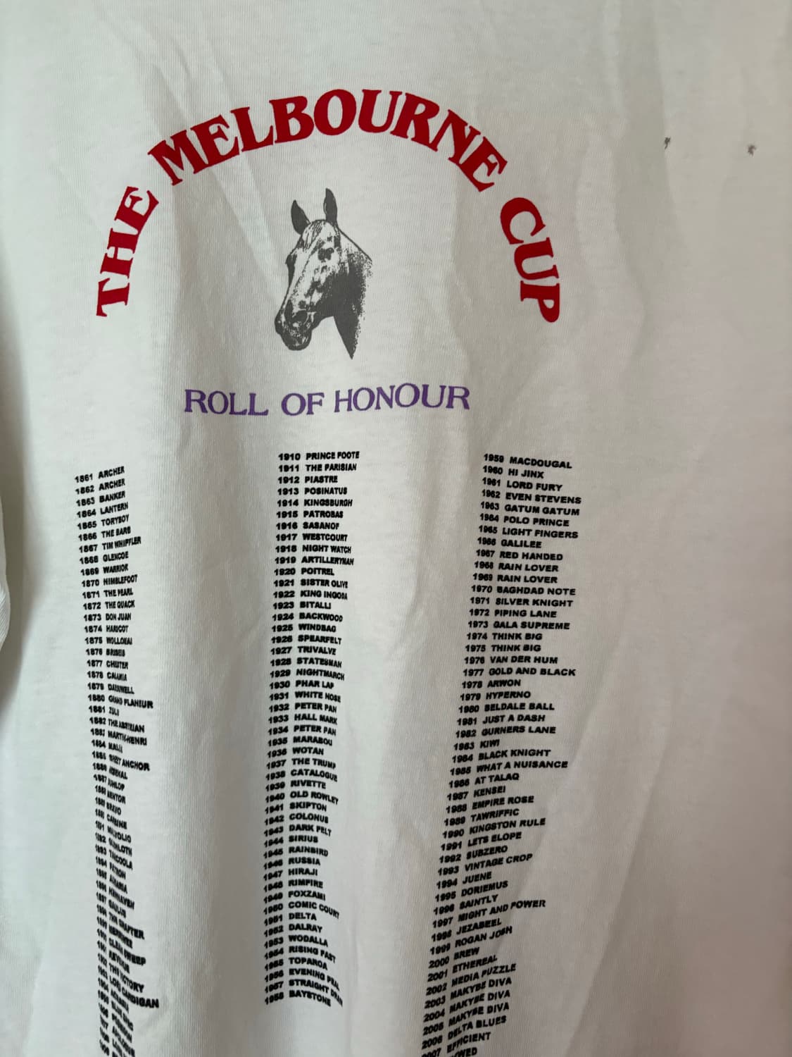 90‘s Horse Race cup 티셔츠 (M) 상품이미지2