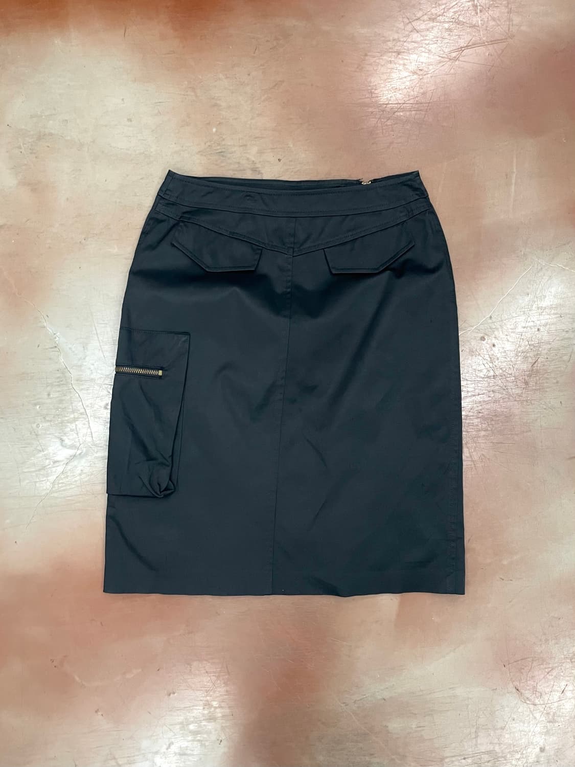 Zipper Black details cargo skirt 상품이미지5