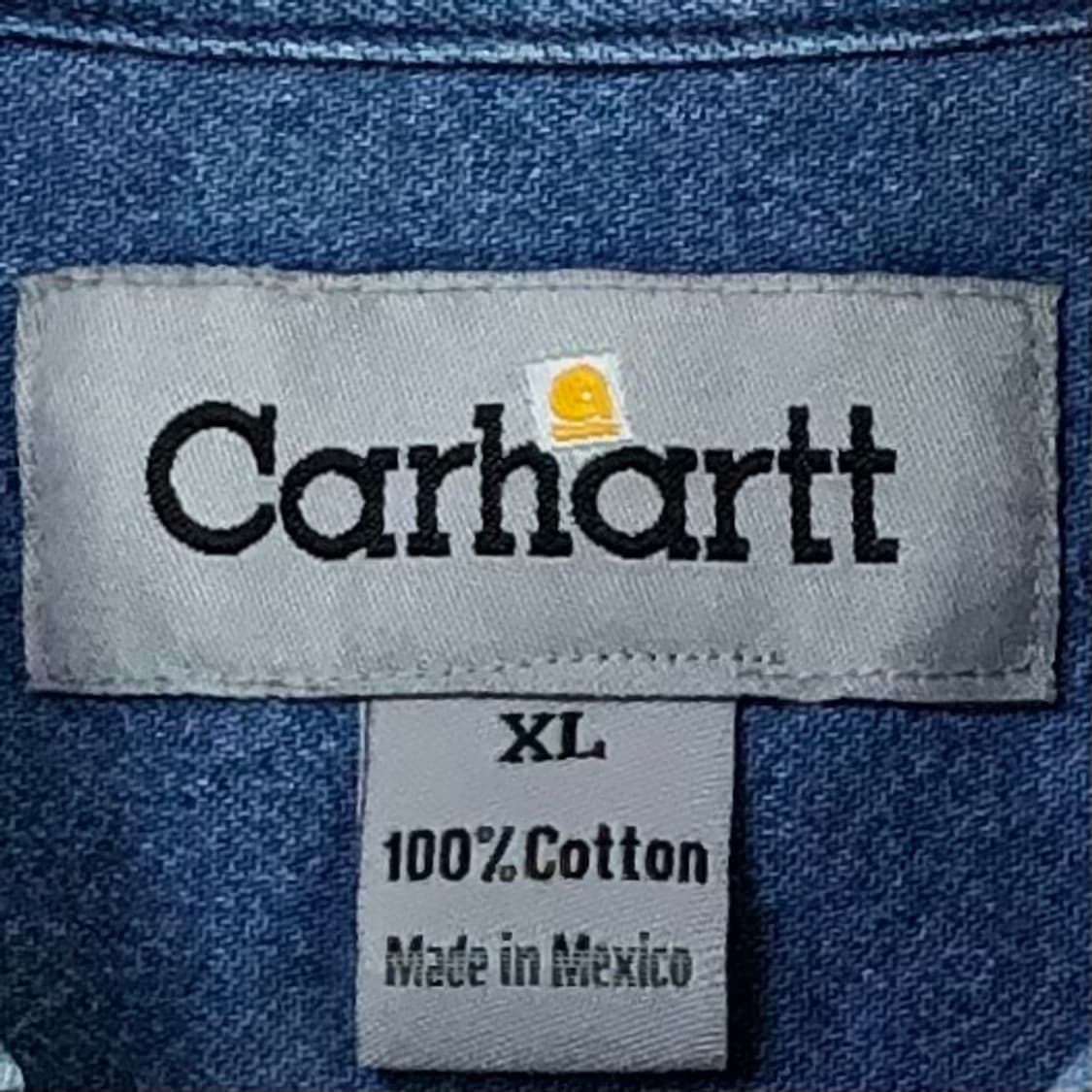 Xxl 칼하트 데님 셔츠 상품이미지3