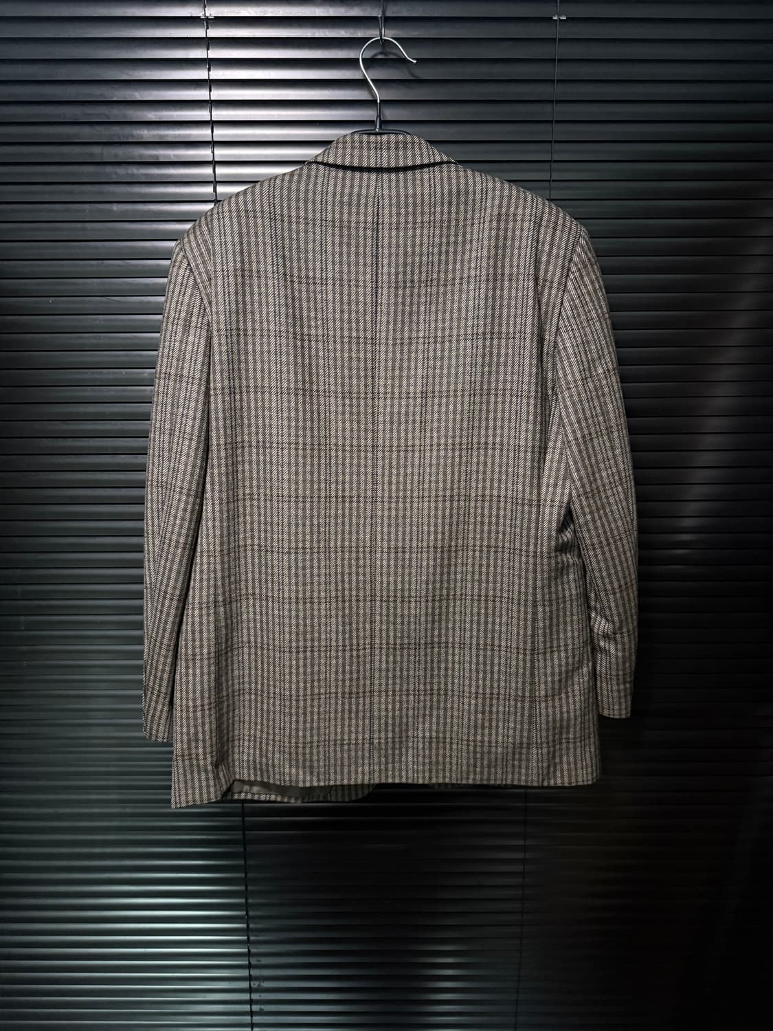 닥스 울 체크 캐시미어 자켓 브라운 갈색 2버튼 블레이져 모 클래식 마이 상품이미지4