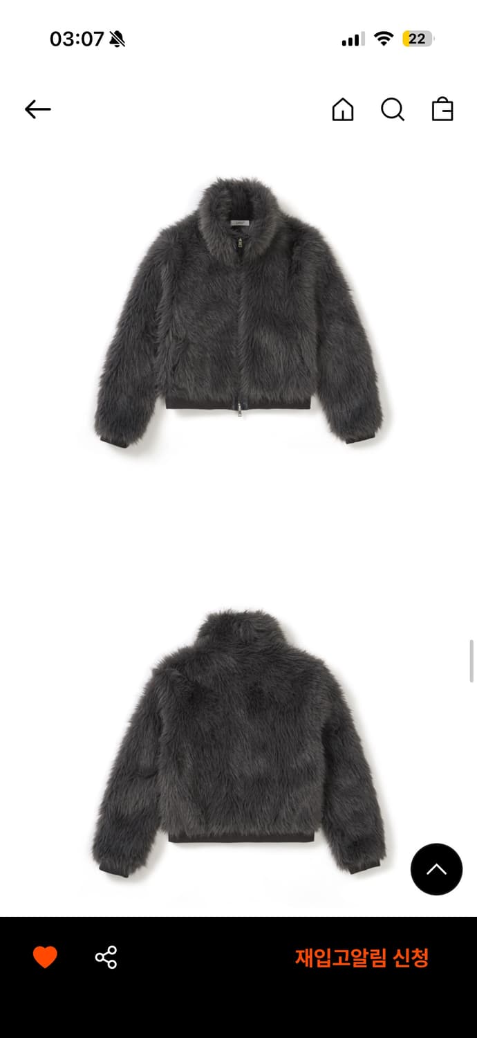 LCDC 엘씨디씨 퍼자켓 그레이 상품이미지2