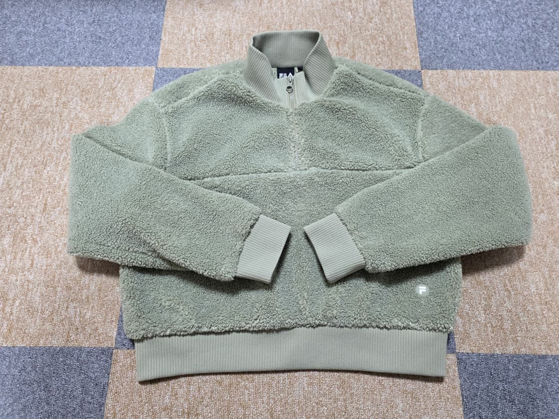 fila휠라 여성 스튜디오 뽀글이 플리스 반집업 [M사이즈] 상품이미지1